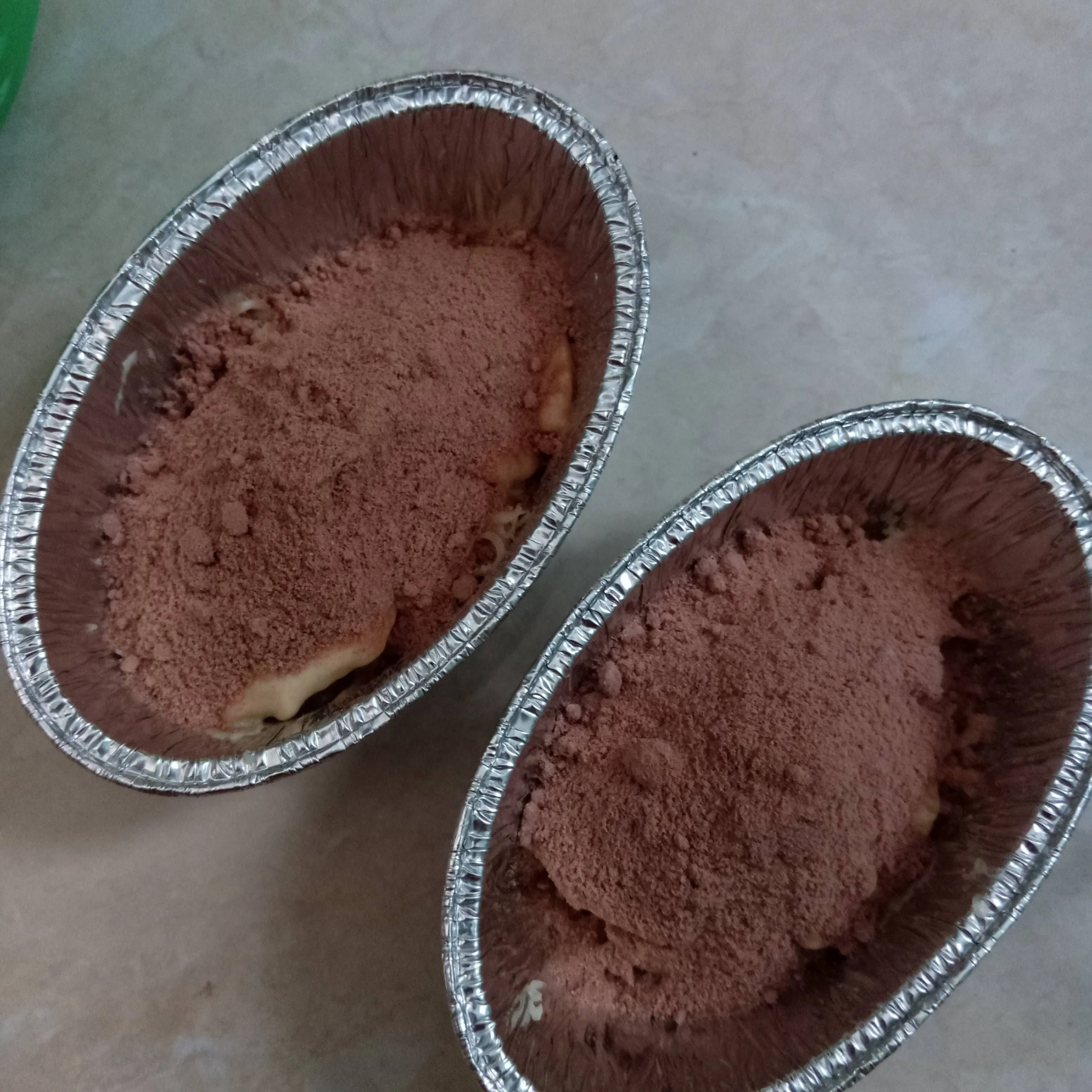 Step 5 Pisang Kukus Mozarella