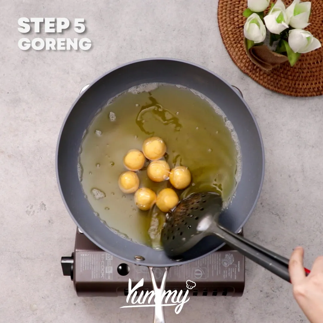Step 5 Bola Ubi Oranye