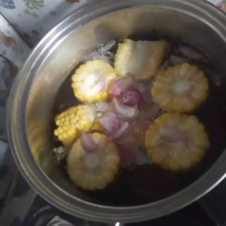 Step 3 Bening Bayam Jagung