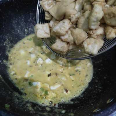 Step 5 Tahu Saus Telur Asin