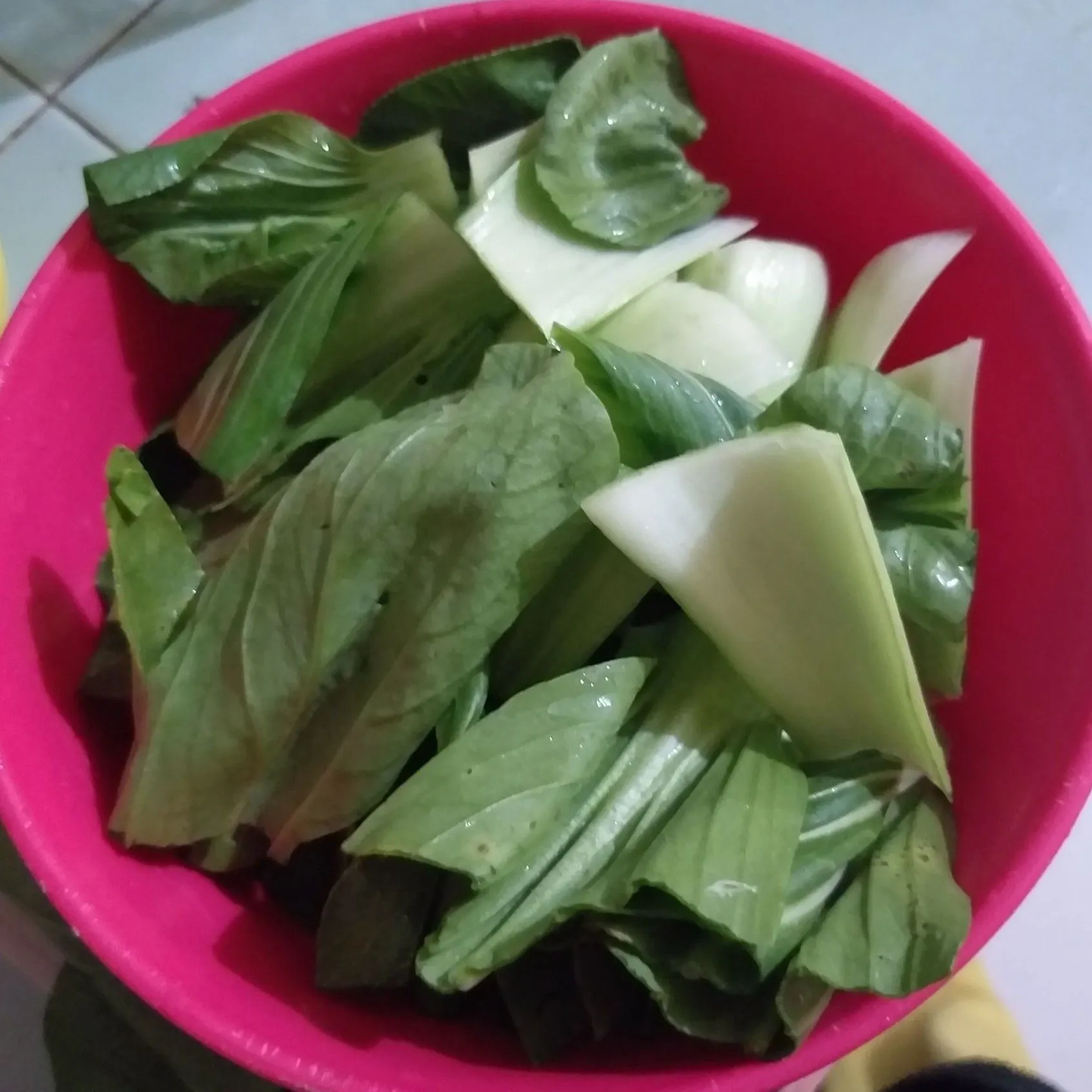 Step 1 Tumis Pokcoi Saus Tiram