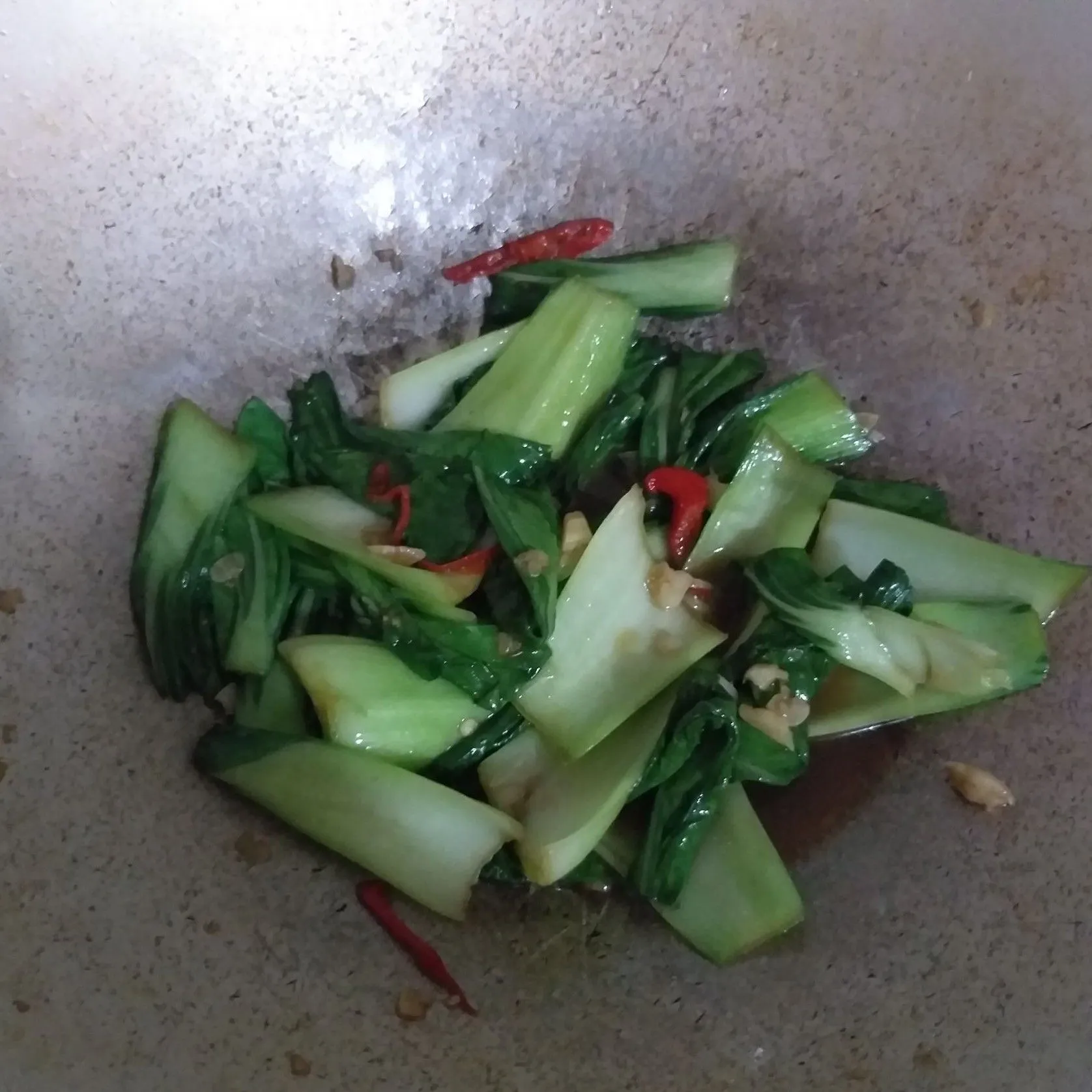 Step 5 Tumis Pokcoi Saus Tiram