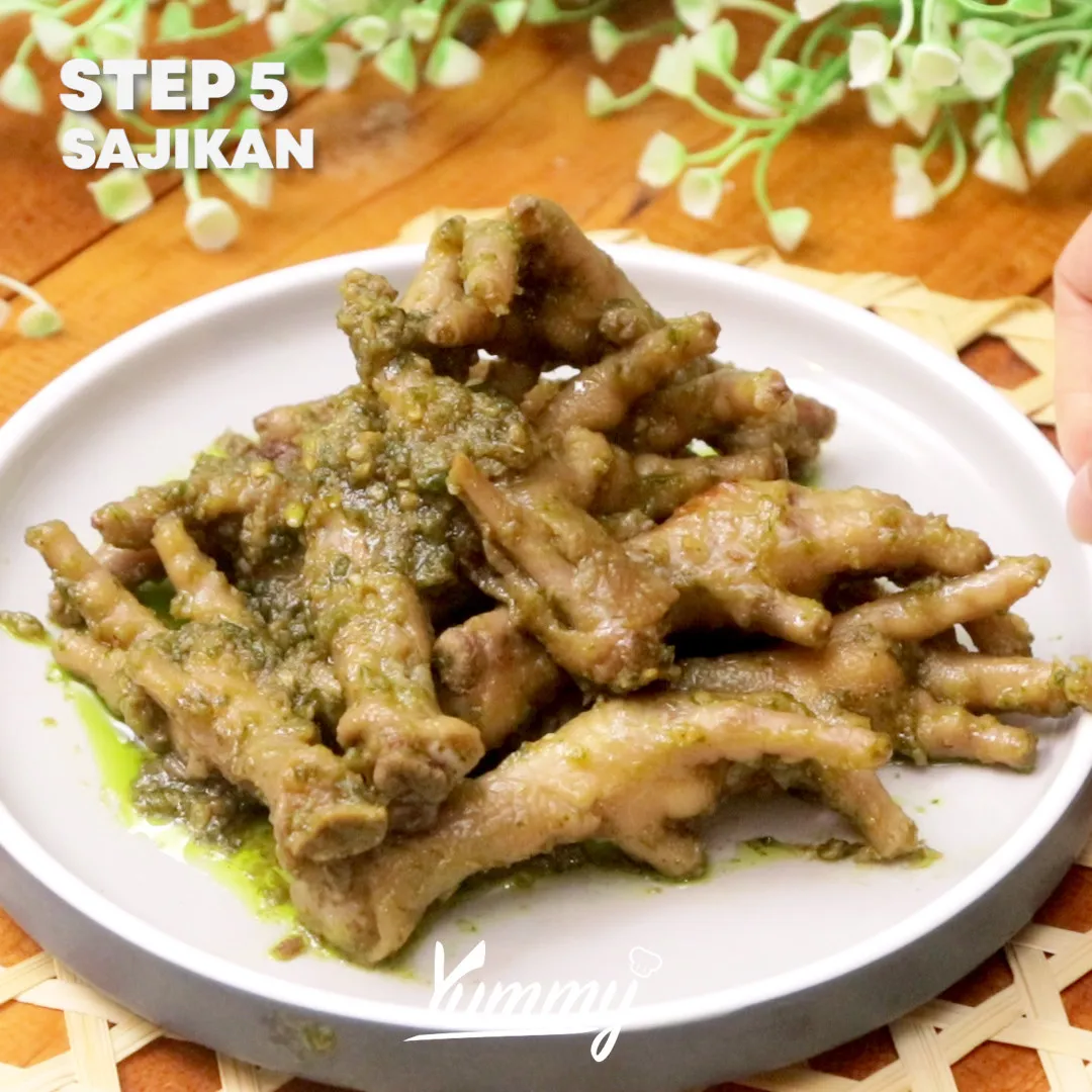 Step 5 Ceker Sambal Ijo
