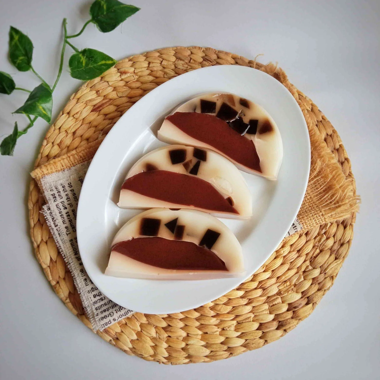 Puding Coklat Kelapa Muda