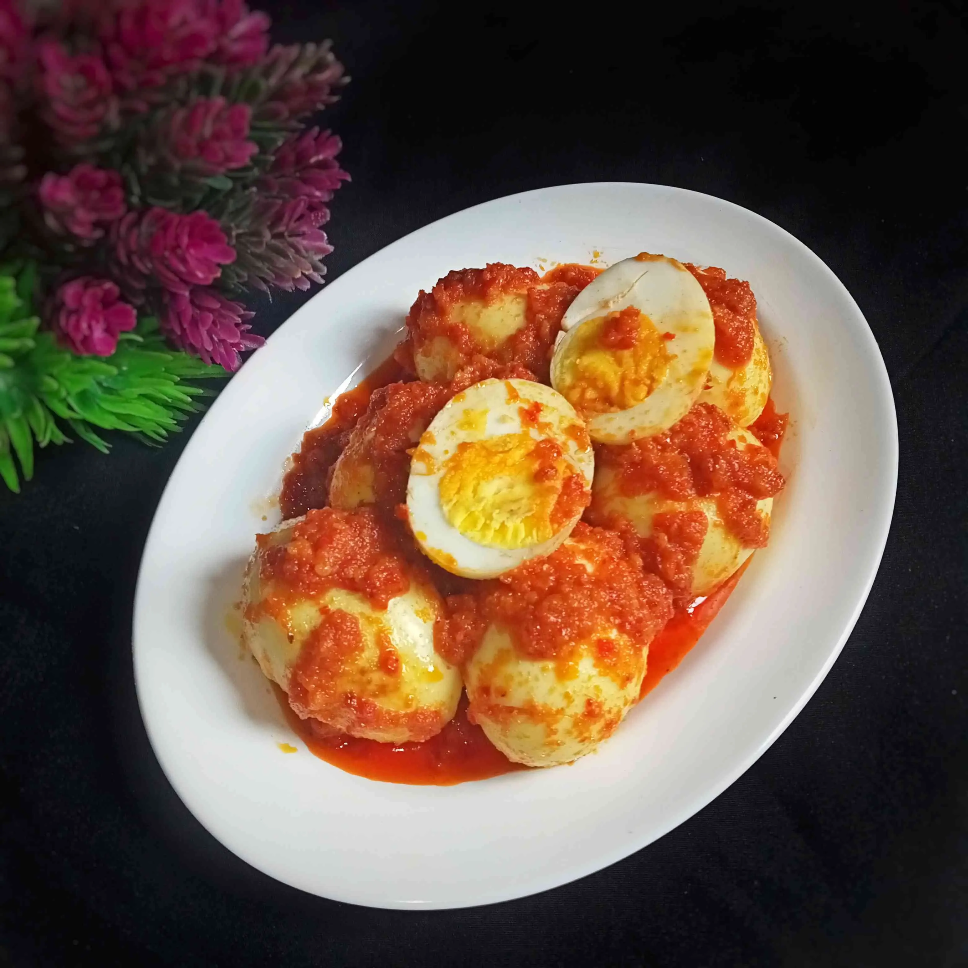 Telur Masak Merah