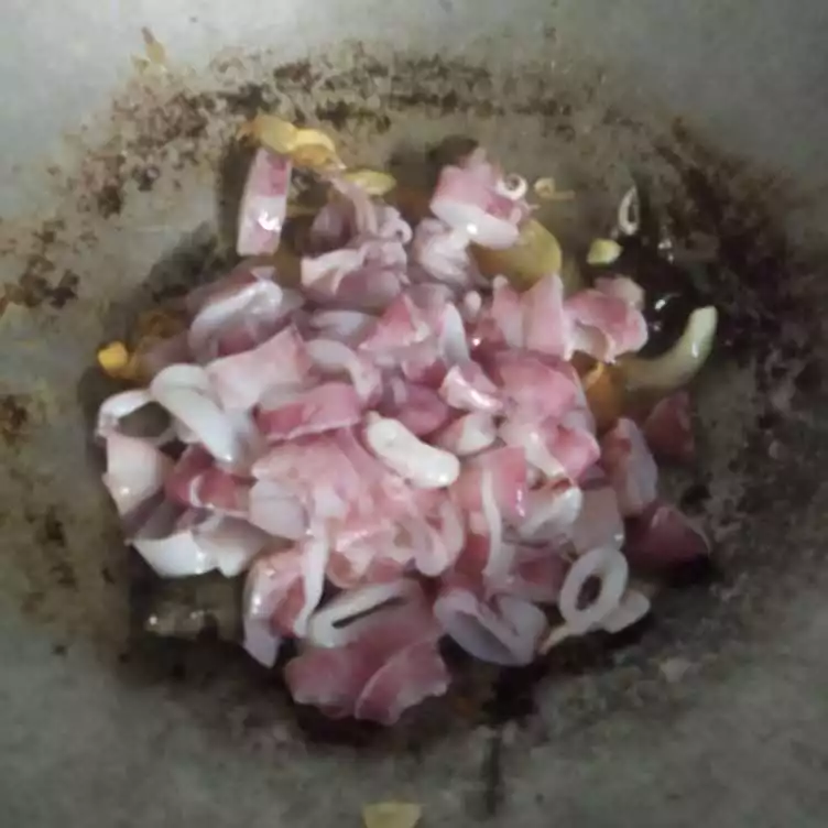 Step 4 Tumis Cumi Hitam