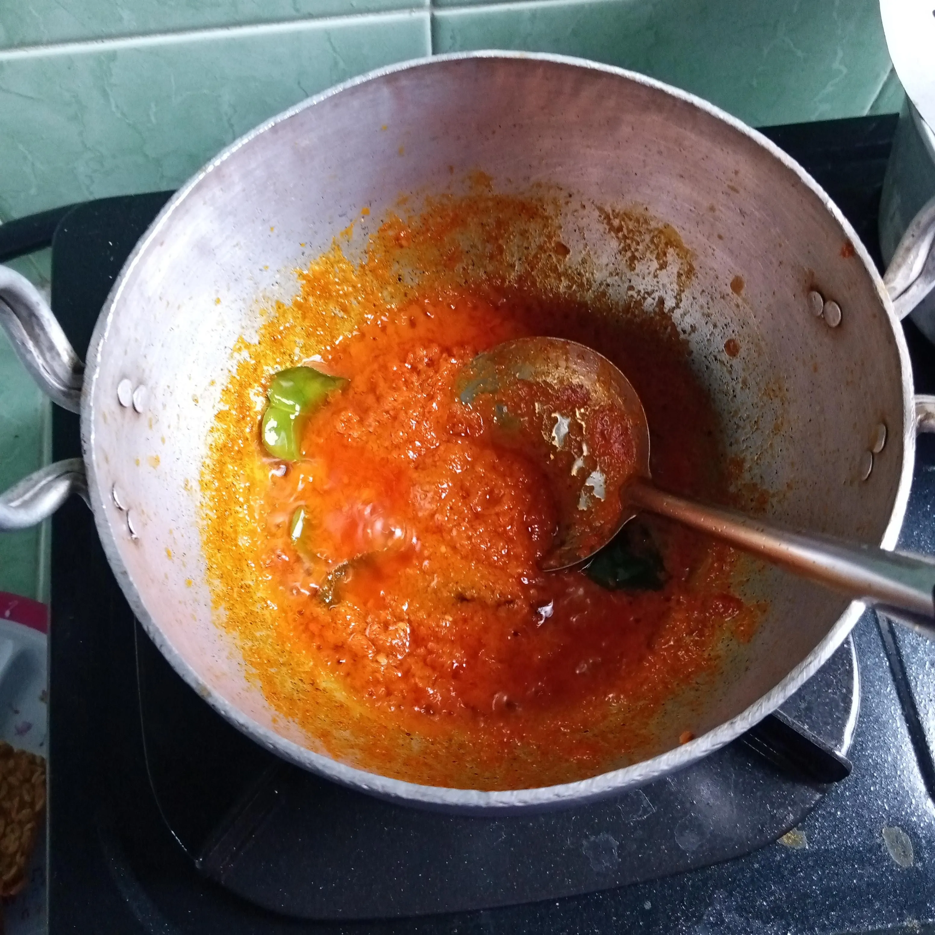 Step 4 Kare Pedas Telur Dadar Fiber Creme