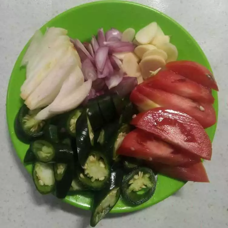 Step 2 Tumis Cumi Hitam