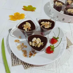 Puding Coklat Ganache