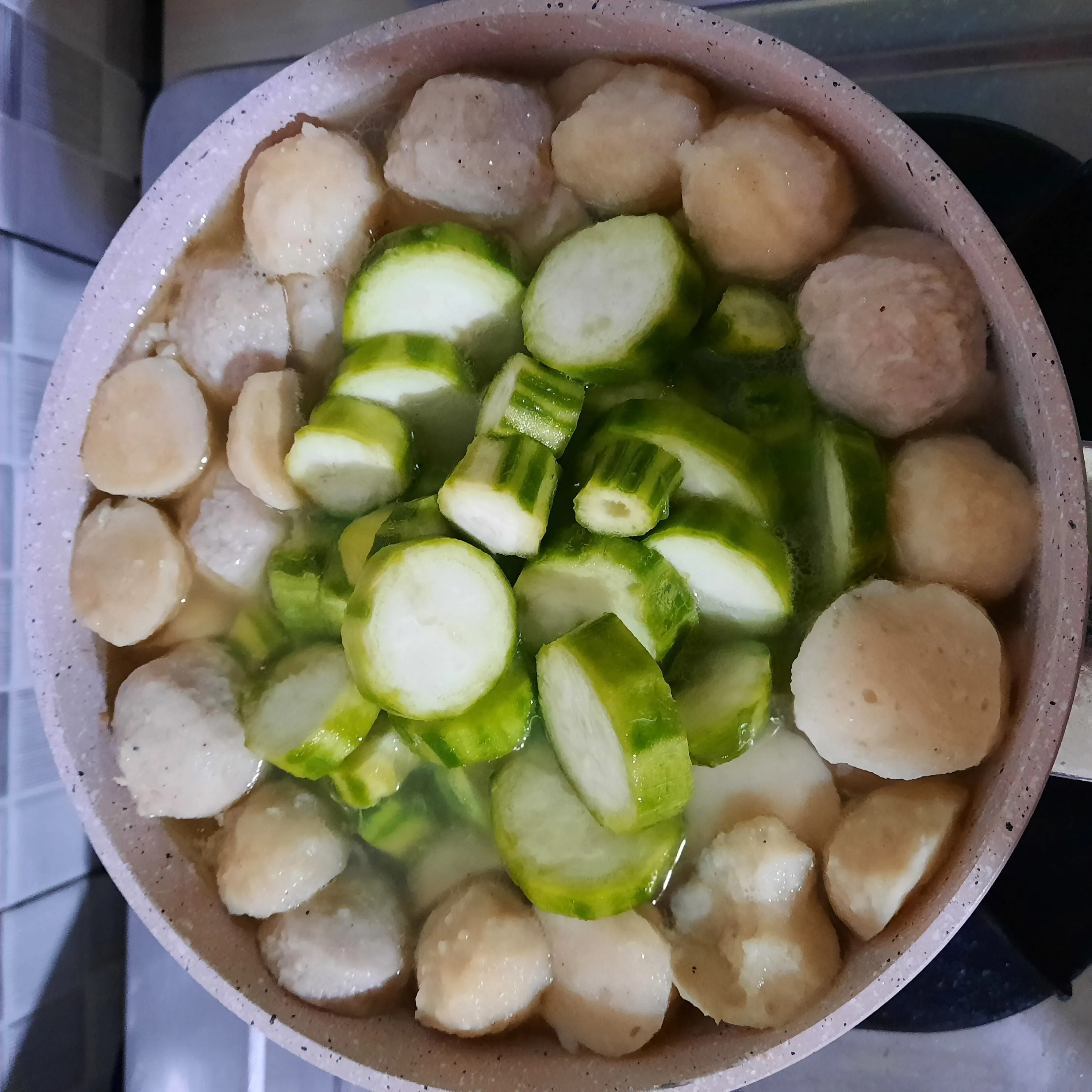 Step 5 Sop Oyong Bakso Simple