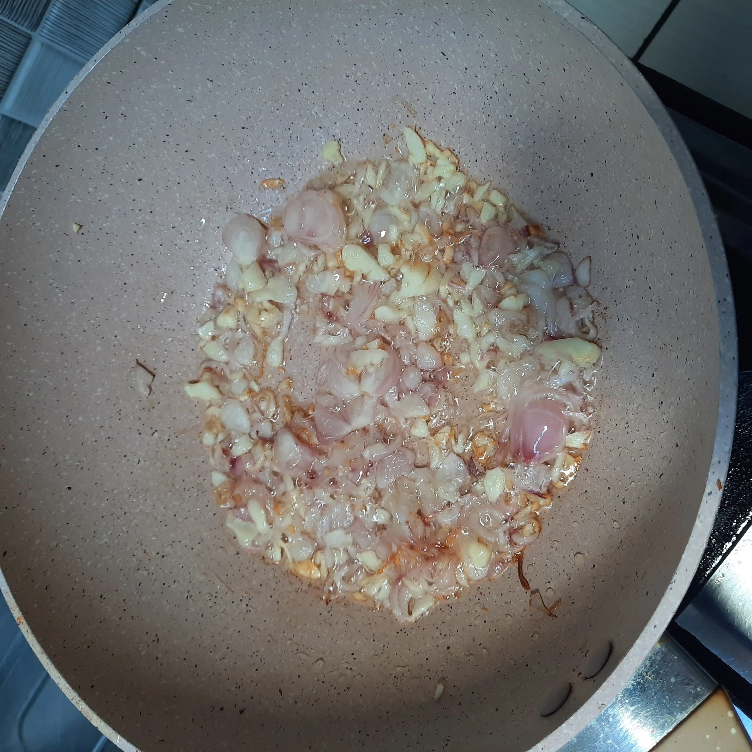 Step 3 Tumis Ikan Asin Petai
