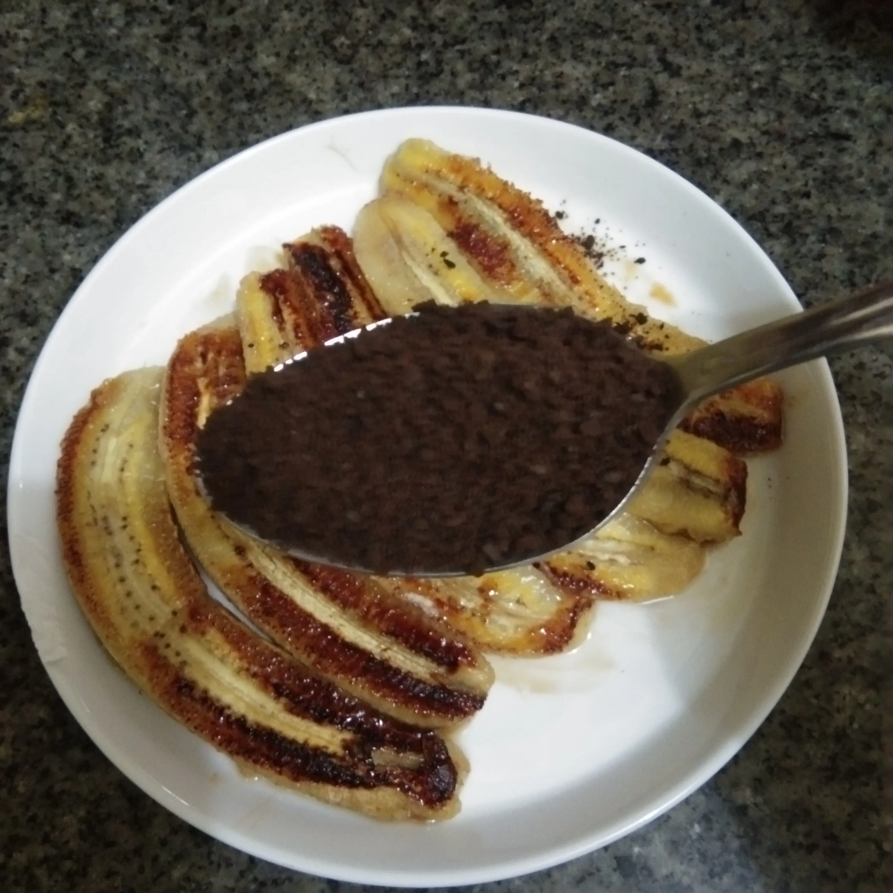 Step 5 Pisang Panggang Oreo Apricot