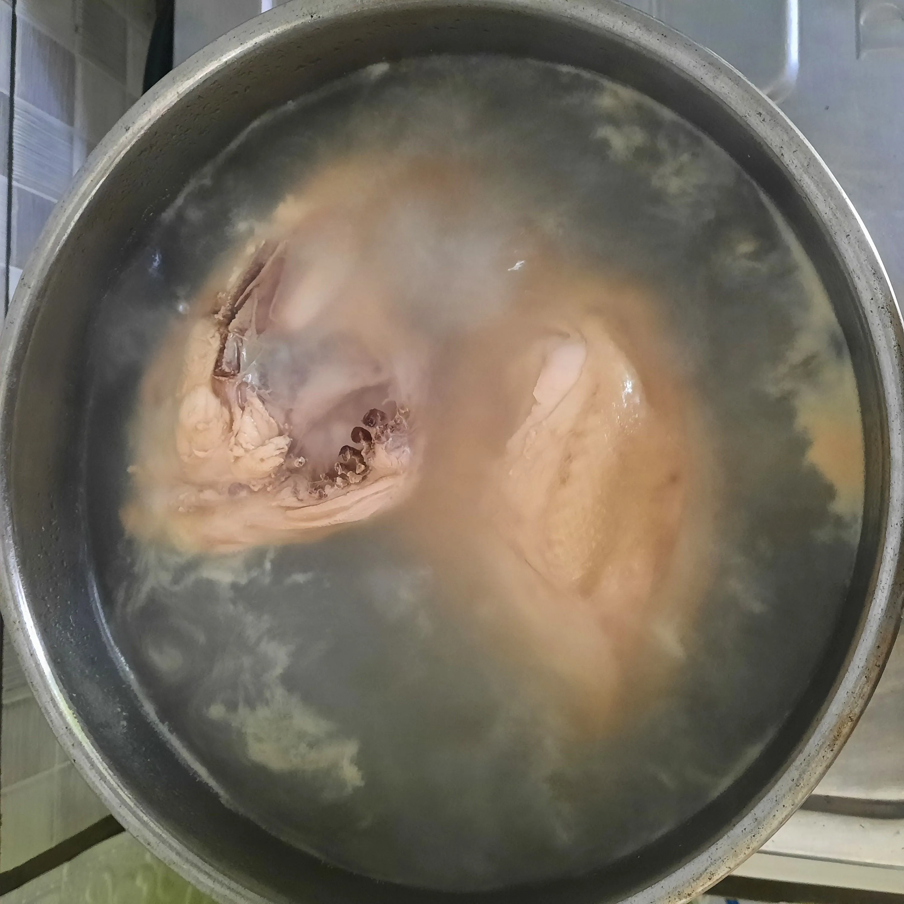 Step 1 Ayam Suwir Cabai Hijau