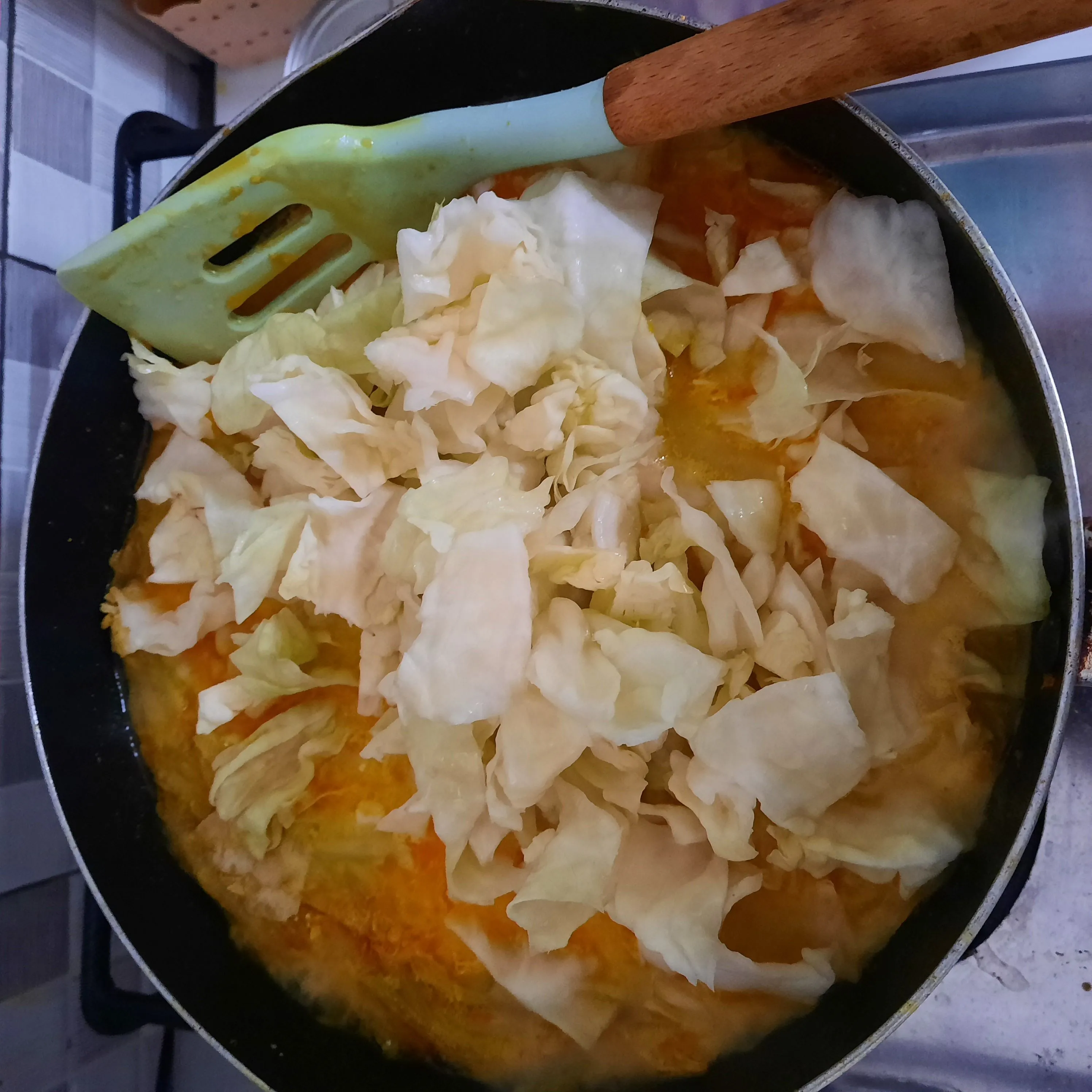 Step 6 Sayur Lodeh Labu Siam Kol