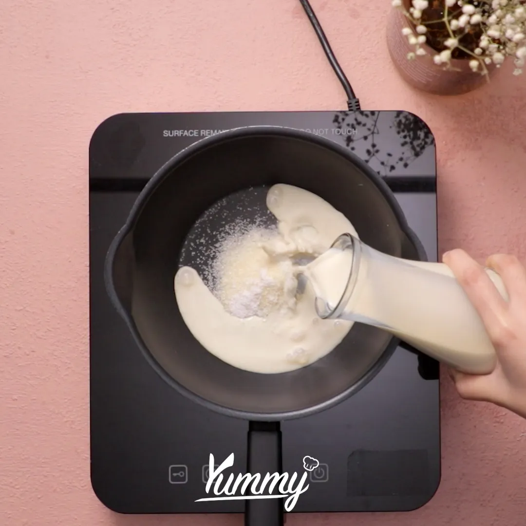 Step 1 Soy Milk Pudding
