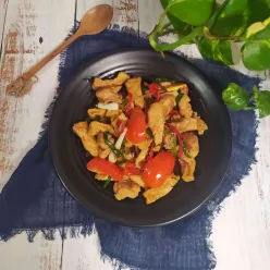 Oseng Ayam Tahu Saus Tiram