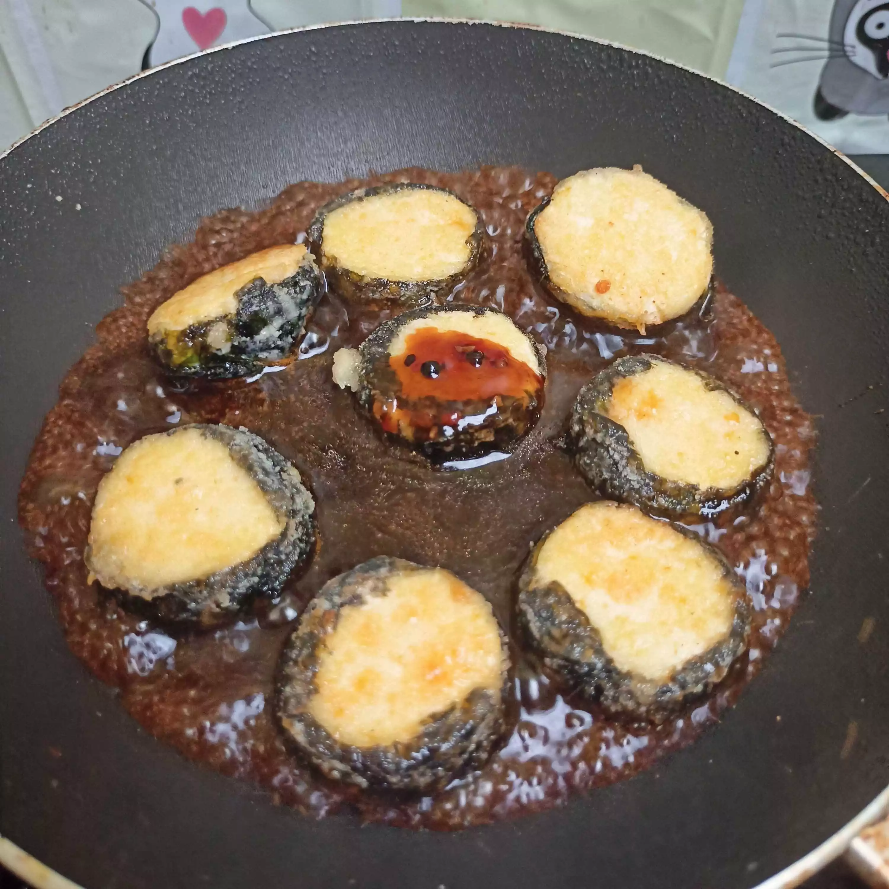 Step 5 Tofu Nori Lada hitam