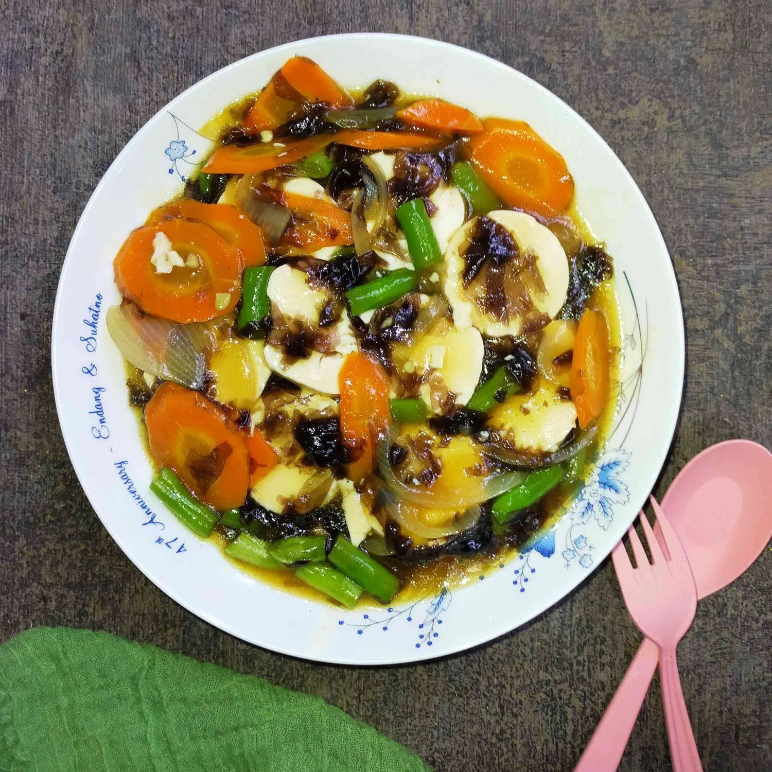 Tumis Sayur Nori Tofu #NoriEkstraPoint