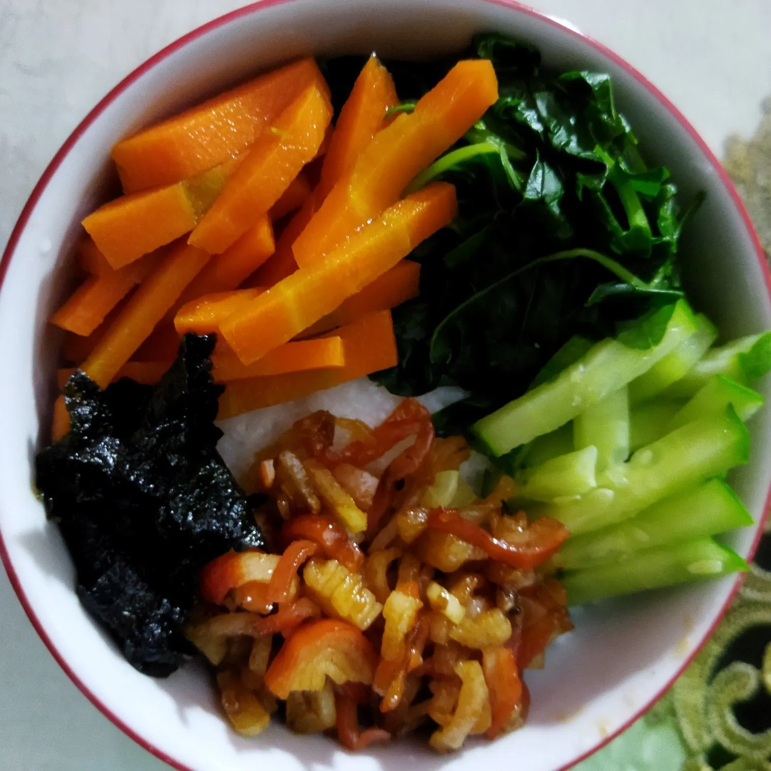 Step 5 Bibimbap