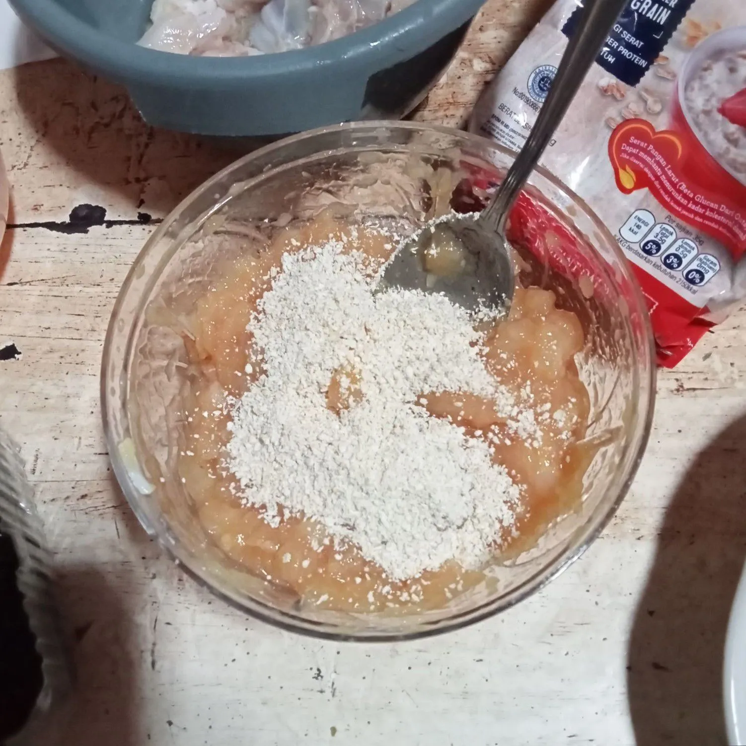 Step 3 Perkedel Ayam Nori Oatmeal
