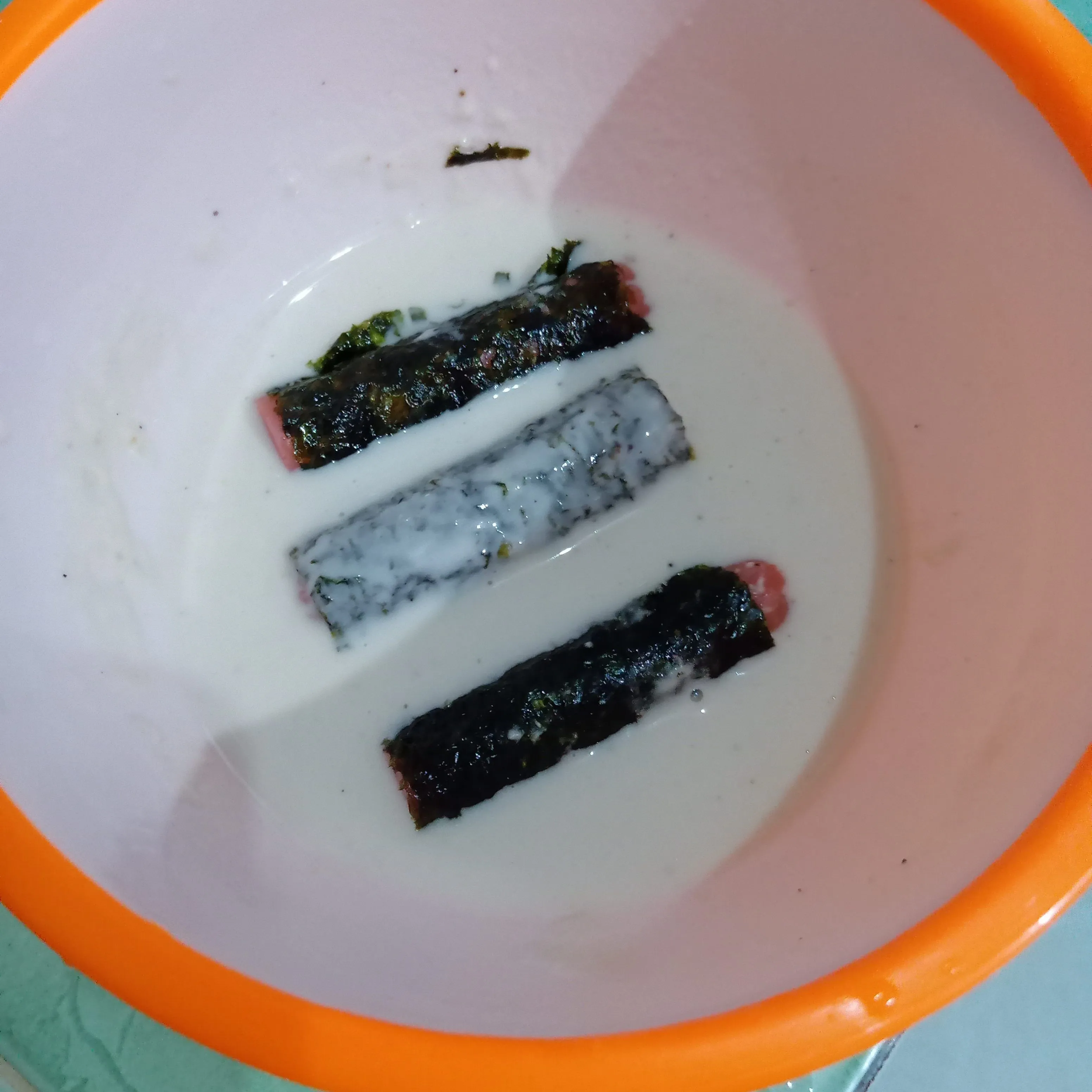 Step 5 Sosis Gulung Nori