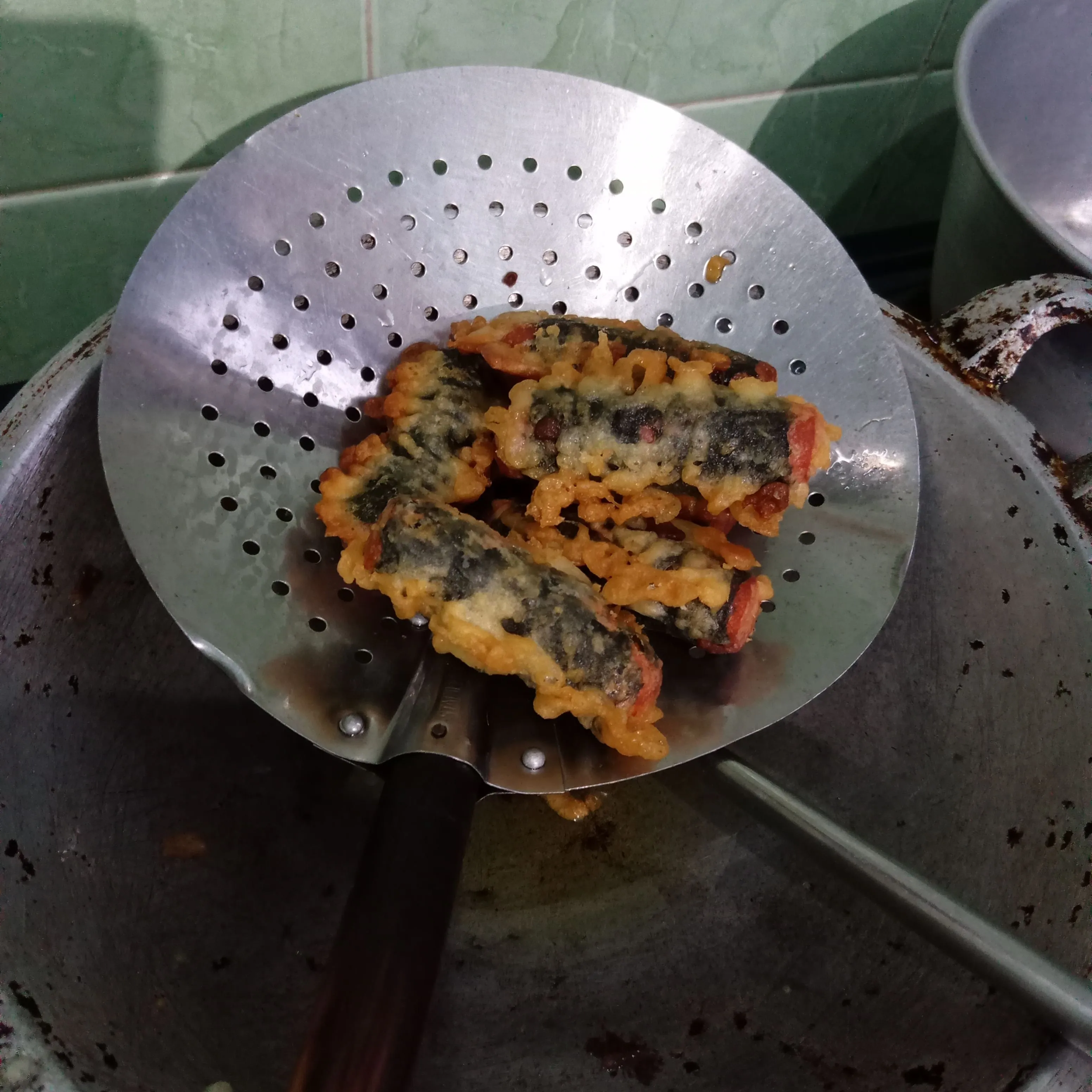 Step 7 Sosis Gulung Nori