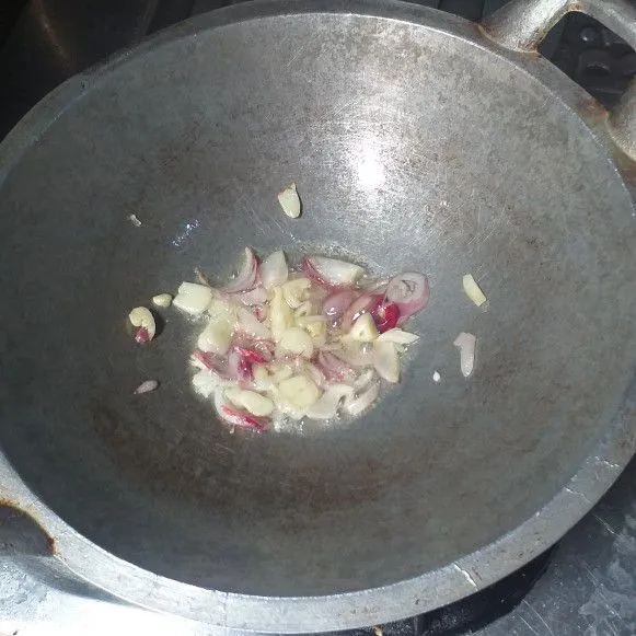Step 1 Jamur Kuah Kacang Panjang