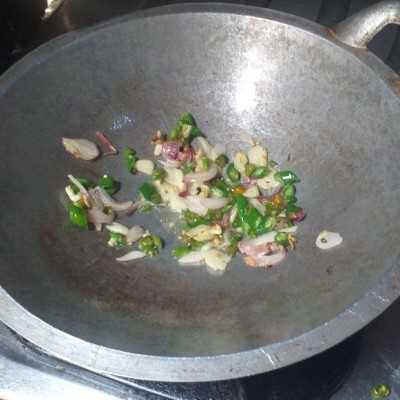 Step 2 Jamur Kuah Kacang Panjang