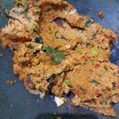 Step 5 arem arem isi tempe