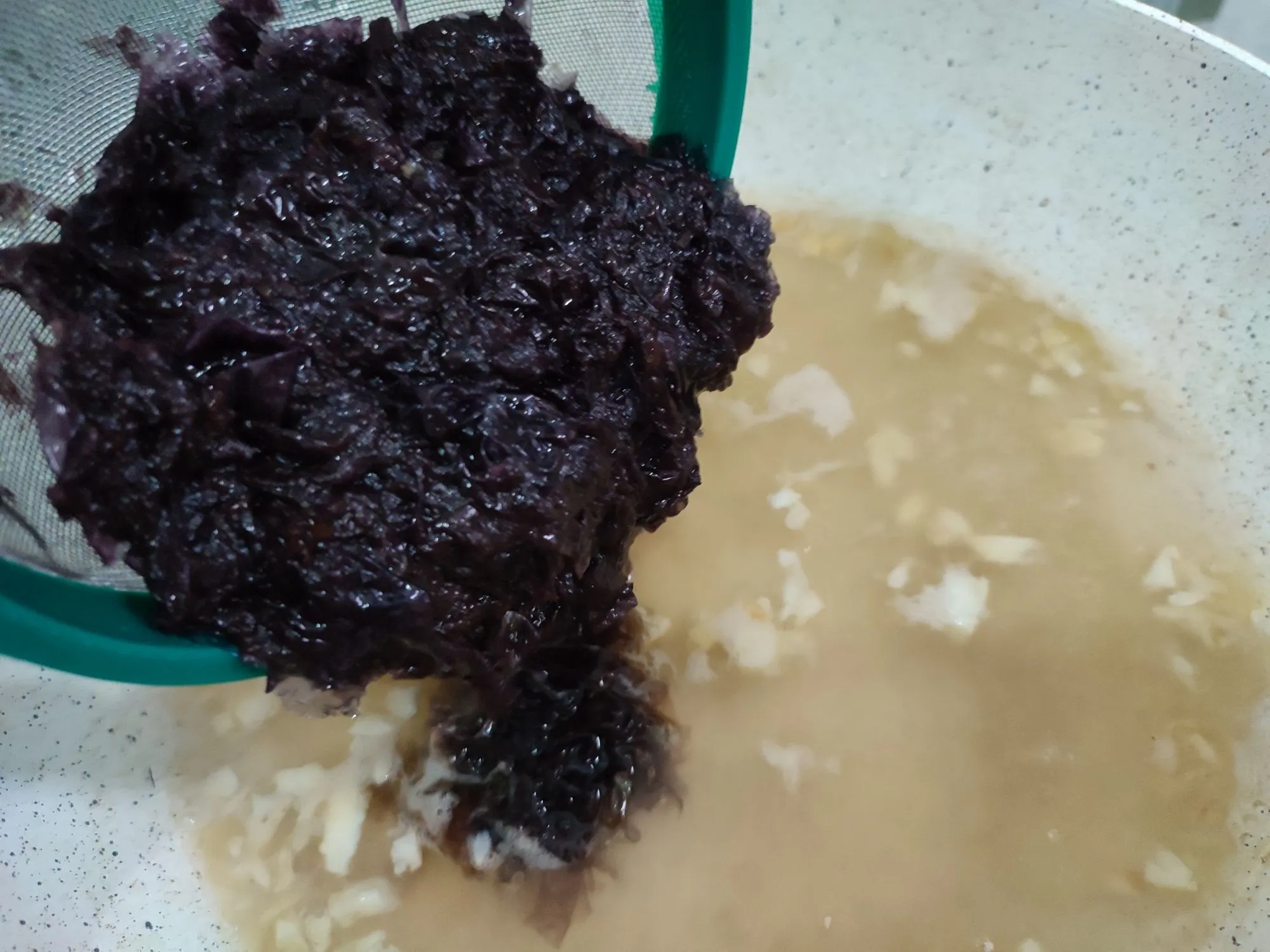 Step 6 Sup Telur Rumput Laut #NoriEkstraPoin