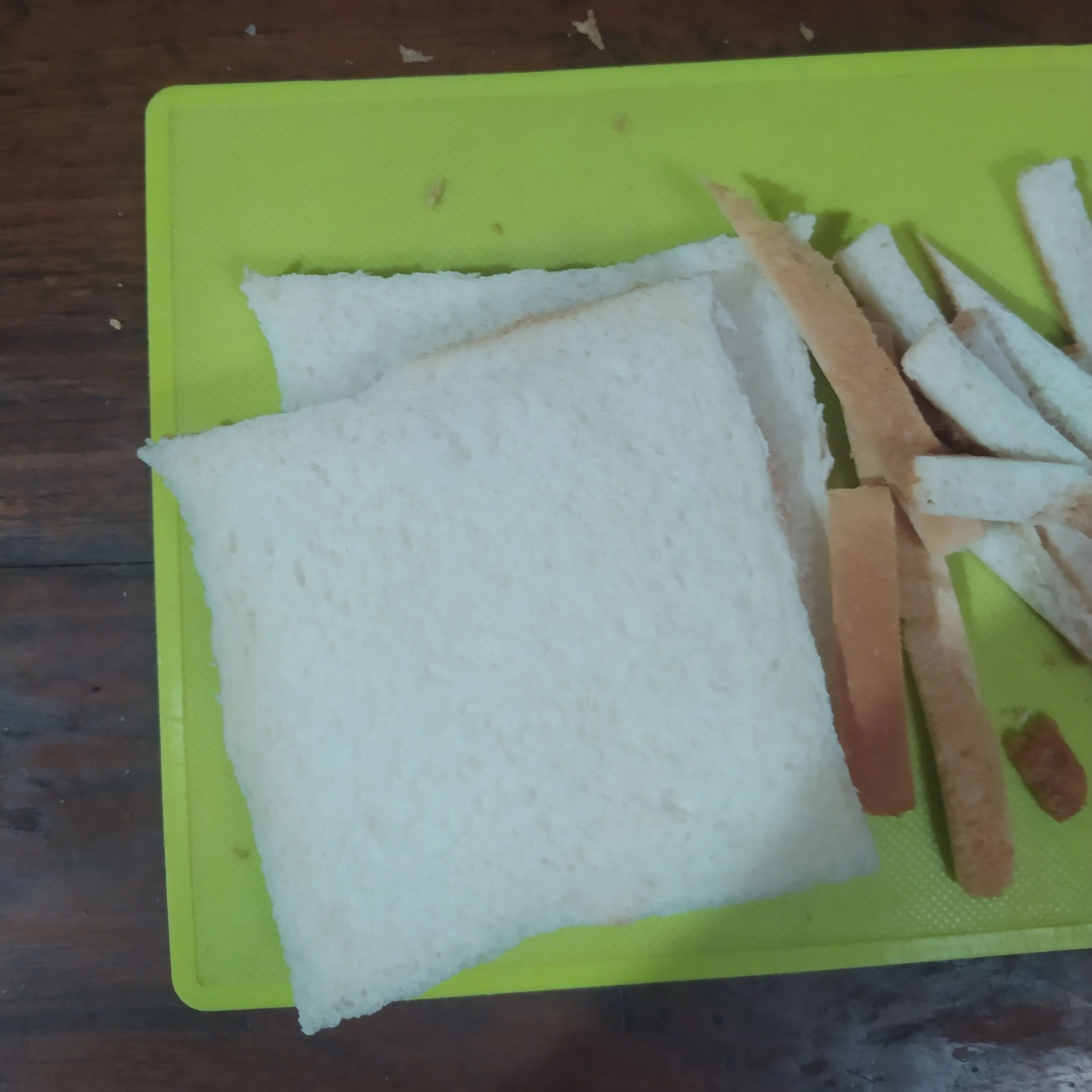 Step 2 Sosis Gulung Nori Goreng