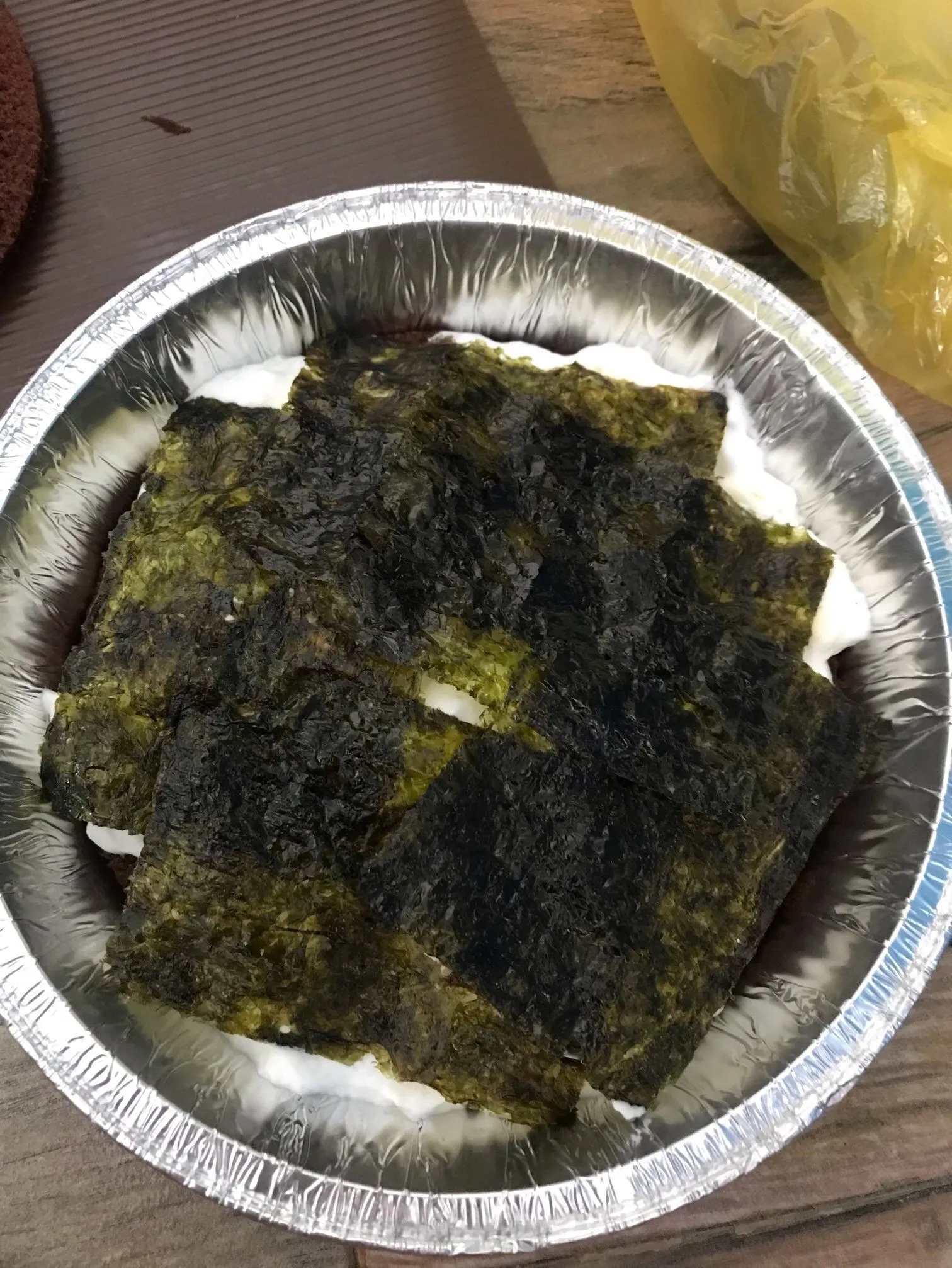 Step 7 Nori Cheese Brownies #NoriEkstraPoin