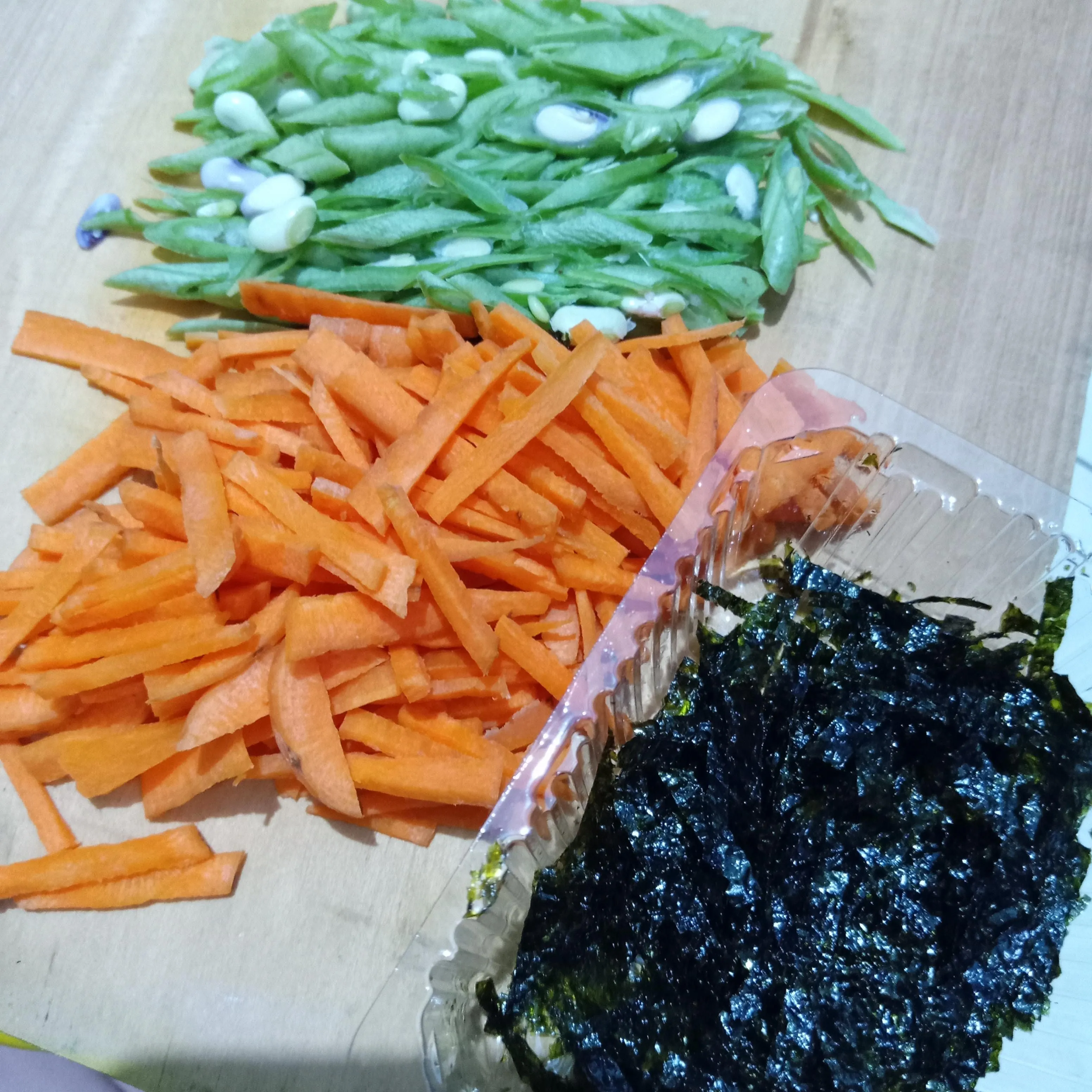 Step 1 Kakiage Nori