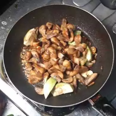 Step 3 Kangkung Tumis Jamur