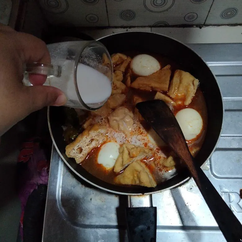 Step 6 Kare Telur Tahu
