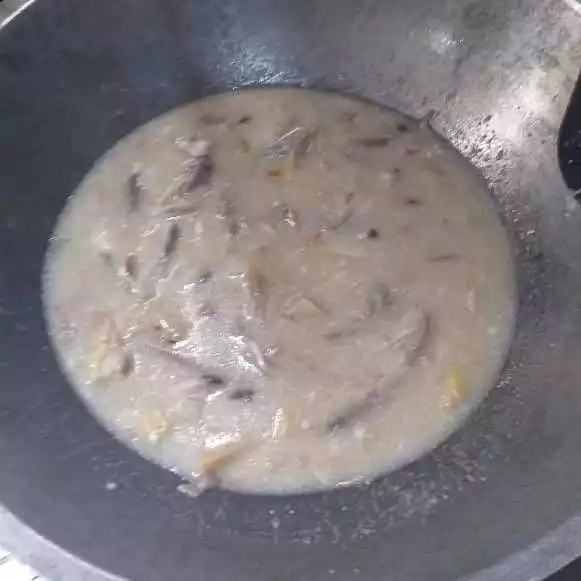 Step 4 Sayur Jantung Santan Pedas