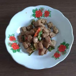 Oseng Tempe Gembus Pedas Manis