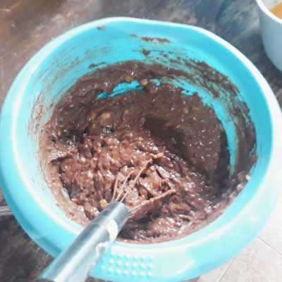 Step 4 Muffin Pisang Coklat