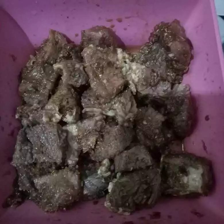 Step 4 Sate Sapi Maranggi