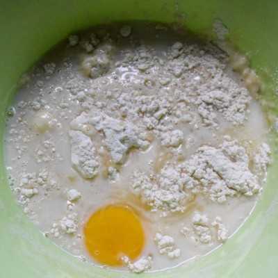 Step 1 Bolu Kukus Mekar Jeruk