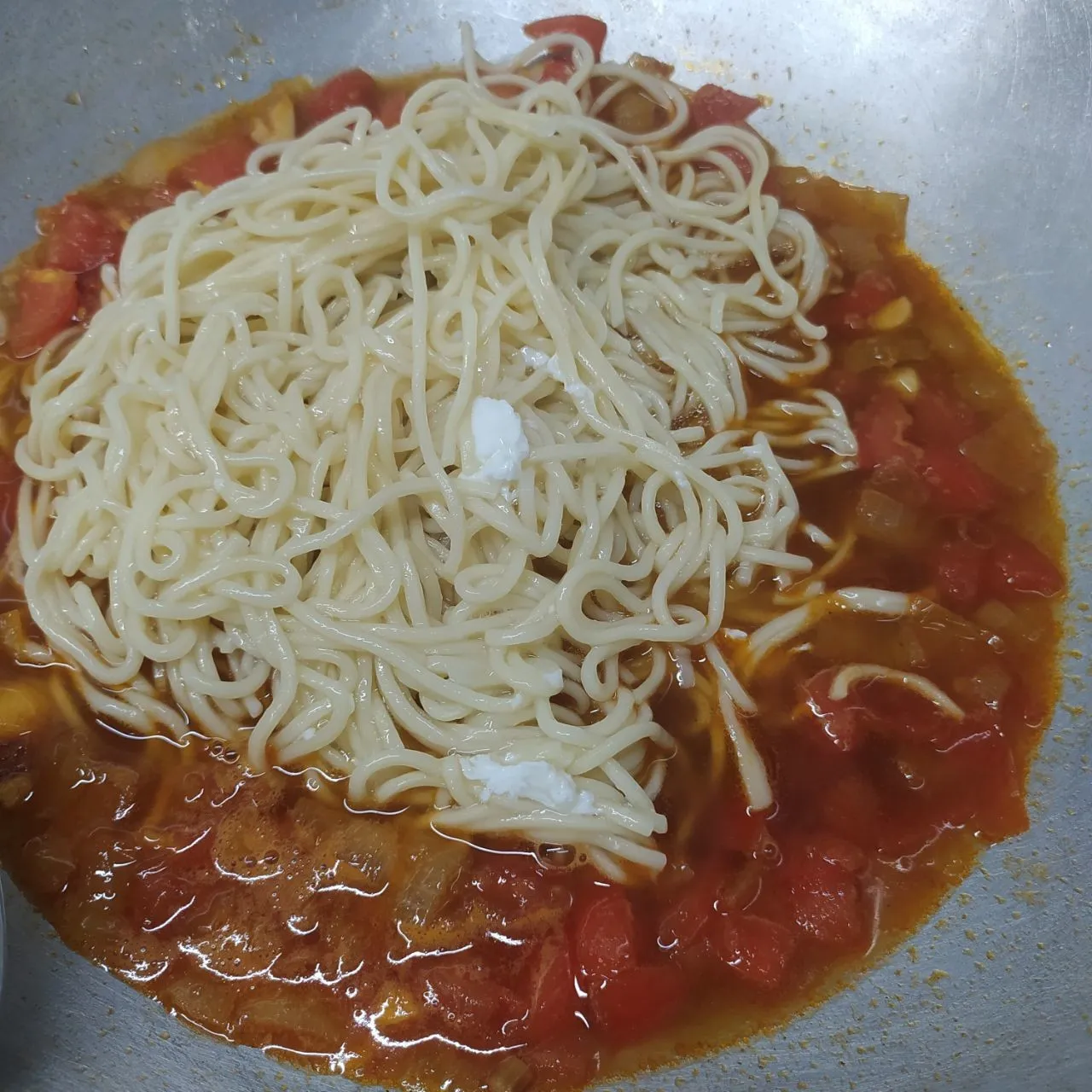 Step 6 Mi Nyemek Bumbu Gulai
