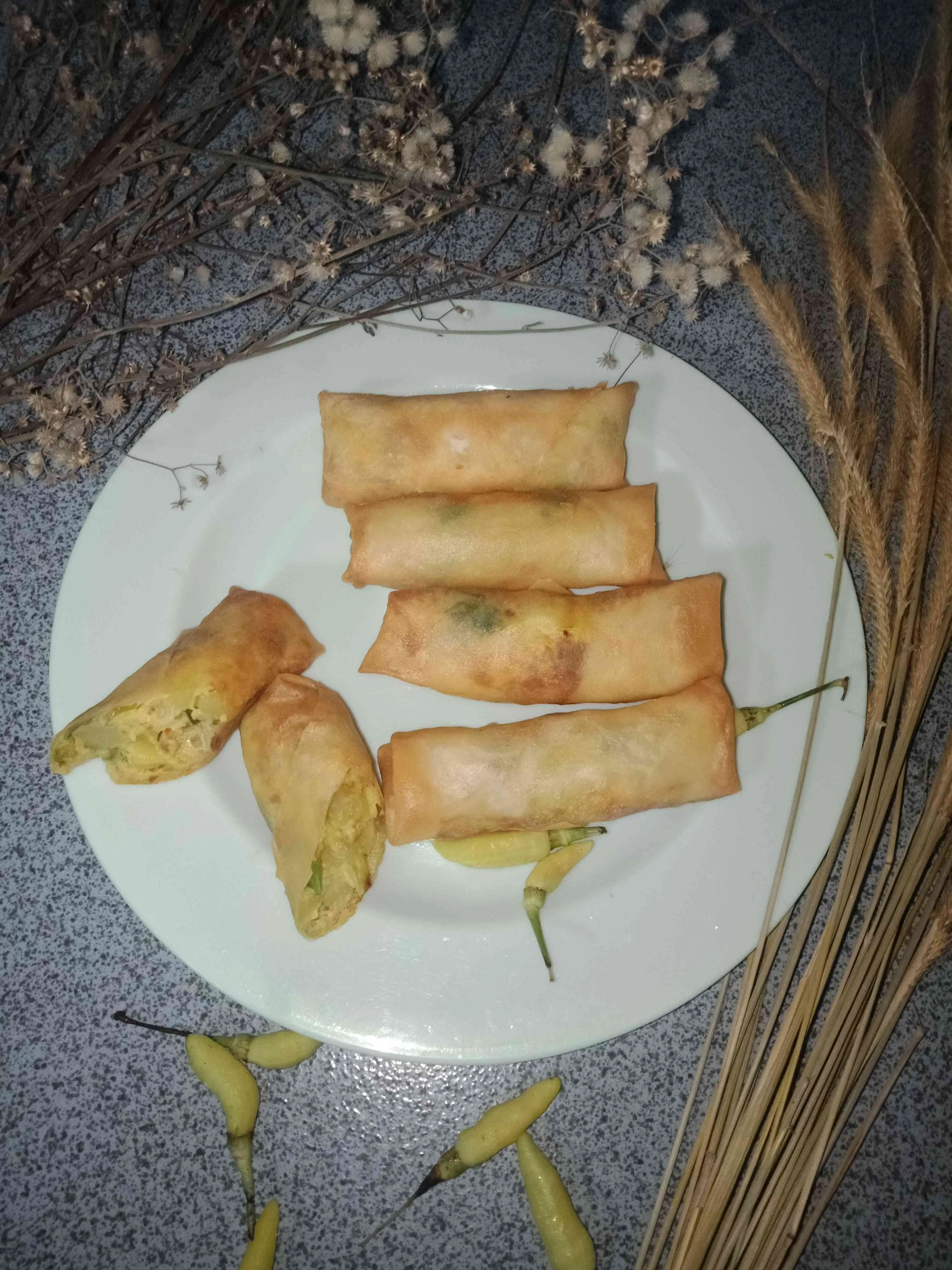 Lumpia Isi Kentang Kare