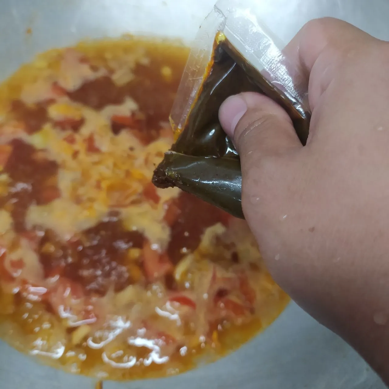 Step 5 Mi Nyemek Bumbu Gulai