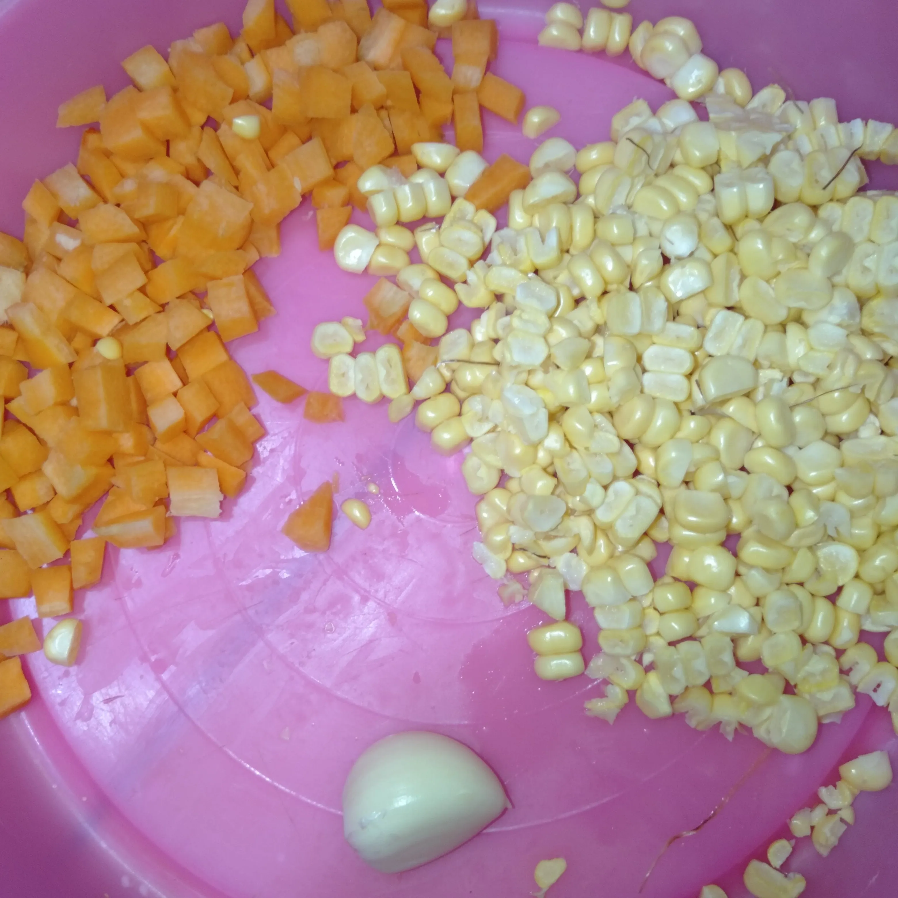Step 1 Creamy Oatmeal Sayuran