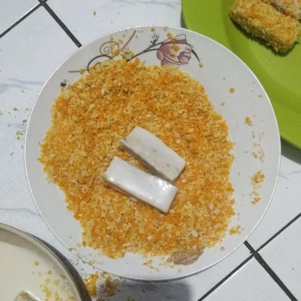 Gulingkan ke dalam pelapis kering, lakukan hingga selesai.