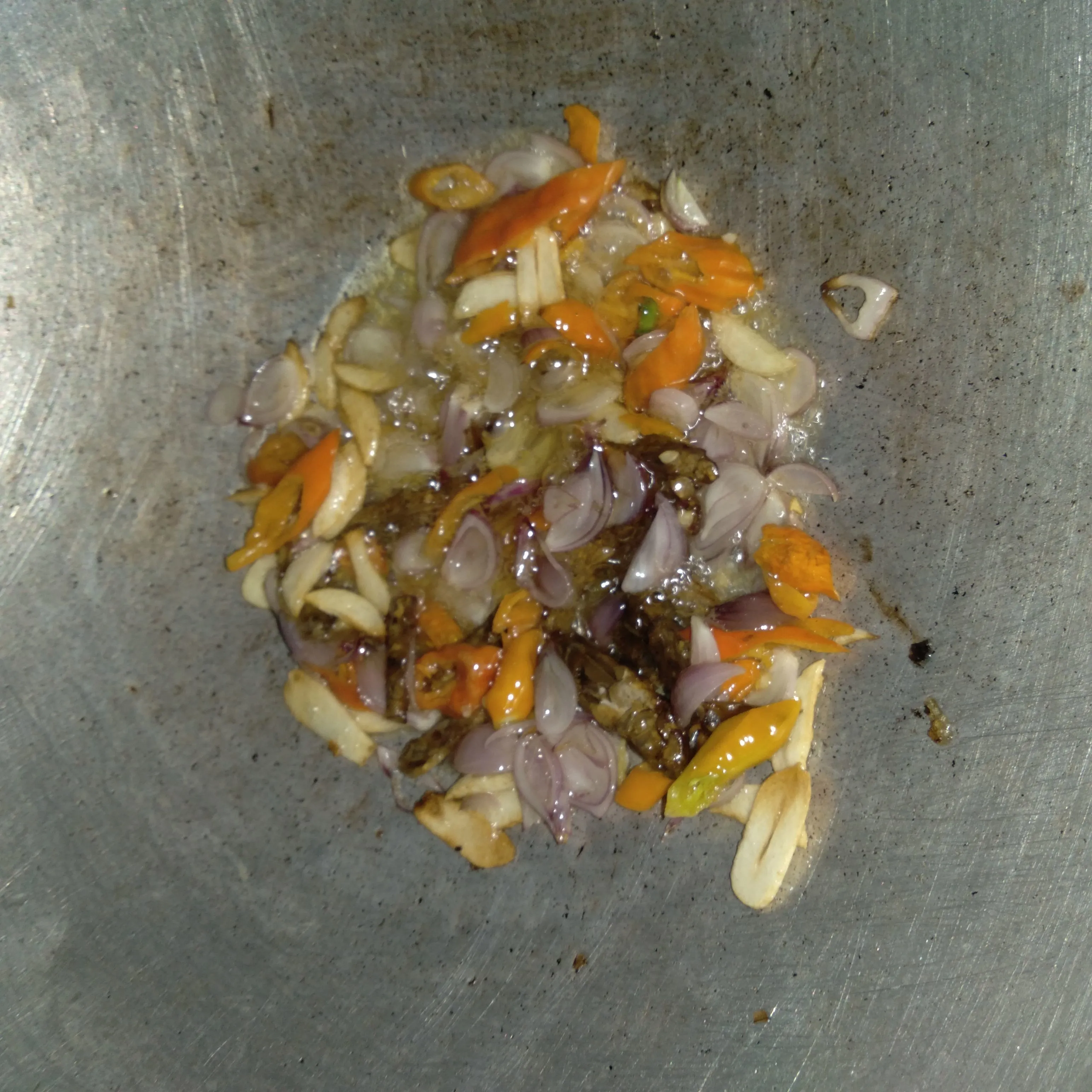 Step 4 Oseng Jagung Putren Kulit Melinjo