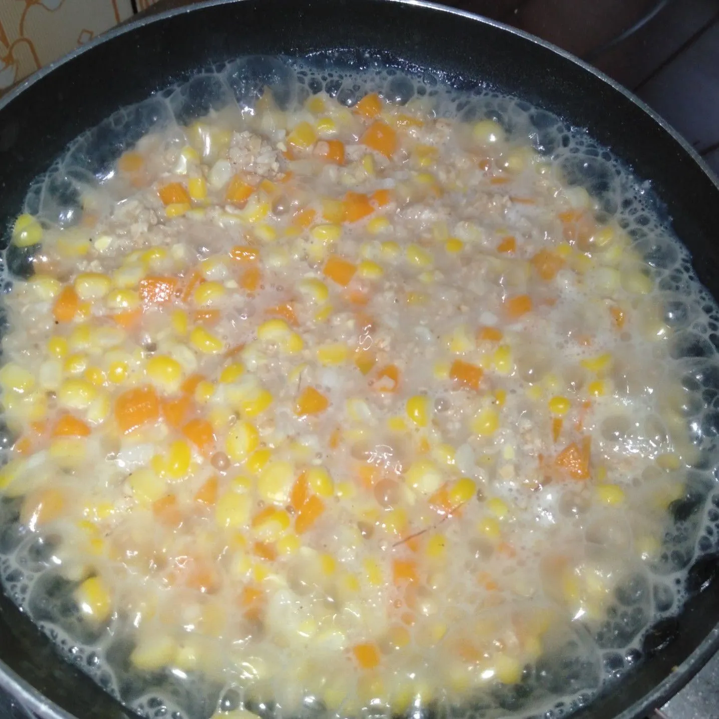Step 3 Creamy Oatmeal Sayuran