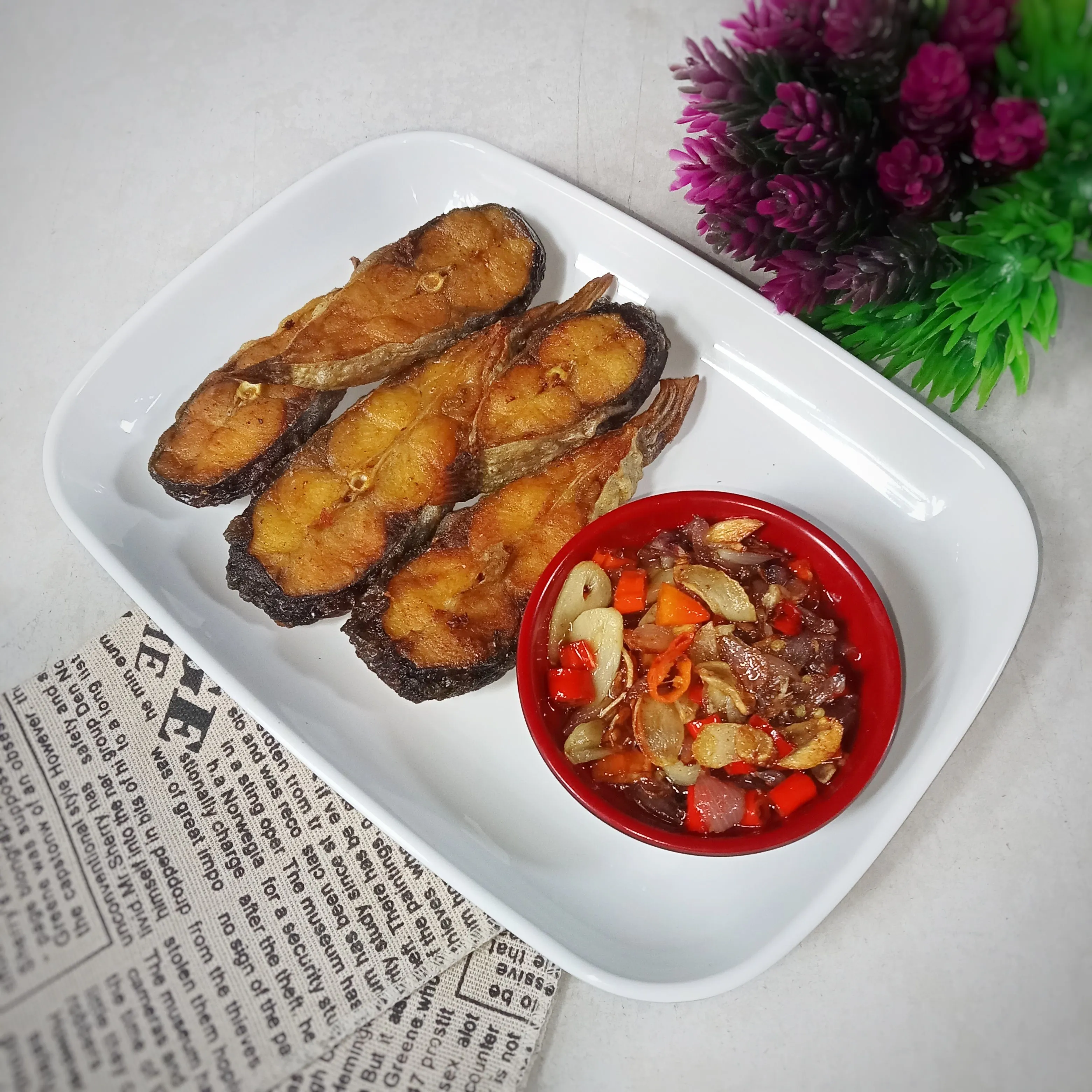 Step 6 Ikan Patin Goreng Sambal Embe