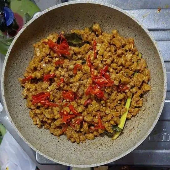 Step 10 Sambal Goreng Tempe