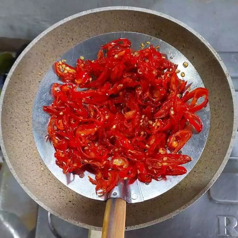 Step 5 Sambal Goreng Tempe